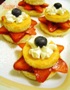 Little Star Cakes with Fresh Fruit Photo