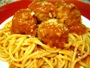 Spaghetti and Meat Balls Photo