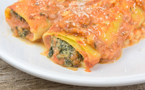 Spinach and Ricotta Cannelloni Photo