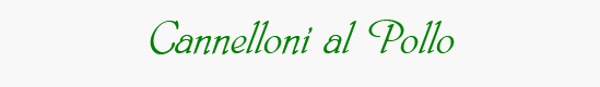 Chicken Cannelloni Header