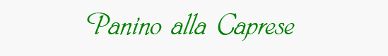 Caprese Sandwich Header