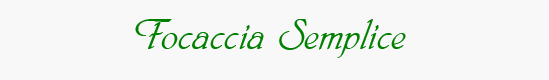 Simple Focaccia Header