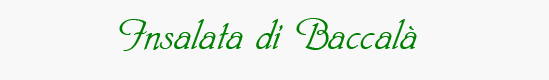 Baccala Salad Header