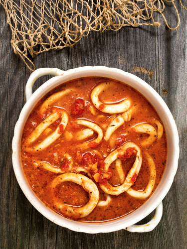Calamari in Tomato Sauce | Recipes of Italy