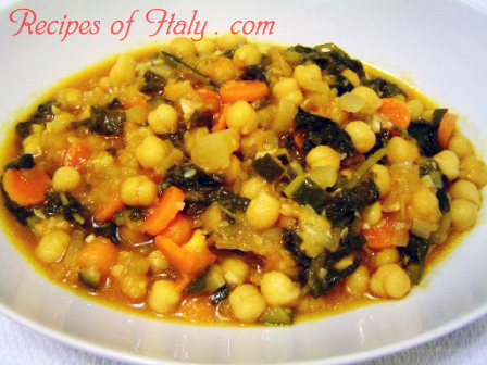 Chickpea Vegetable Soup Photo