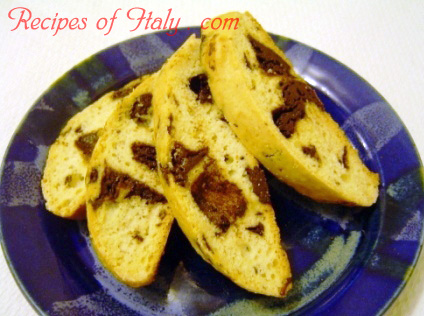 Chocolate Chip Cantucci Biscotti Photo